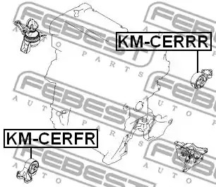 Подвеска FEBEST KM-CERRR