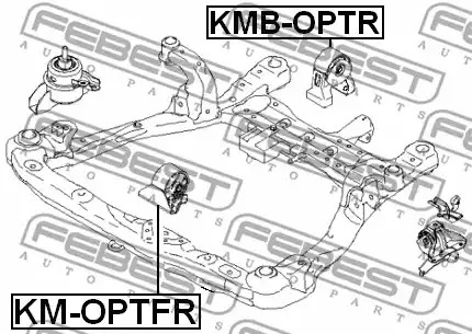 Подвеска FEBEST KM-OPTFR