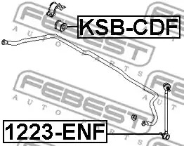 Подвеска FEBEST KSB-CDF