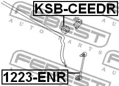 Подвеска FEBEST KSB-CEEDR