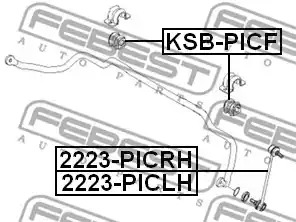 Подвеска FEBEST KSB-PICF