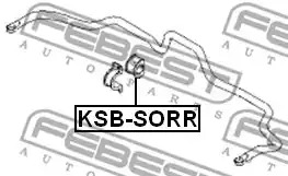 Подвеска FEBEST KSB-SORR