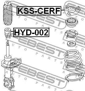 Подвеска FEBEST KSS-CERF