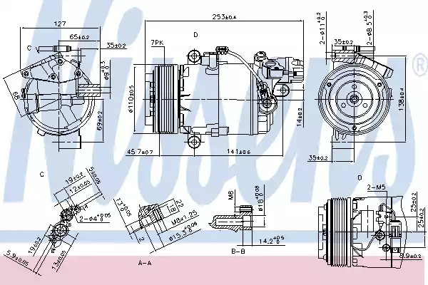 Компрессор NISSENS 890071