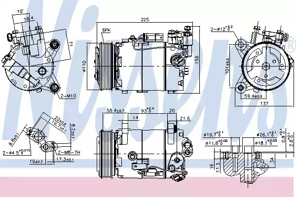 Компрессор NISSENS 890099