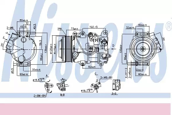 Компрессор NISSENS 890141