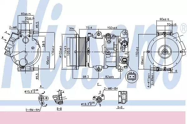 Компрессор NISSENS 890144