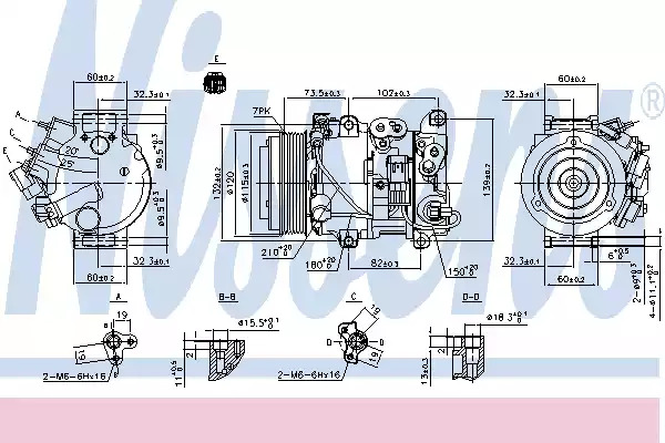 Компрессор NISSENS 890158