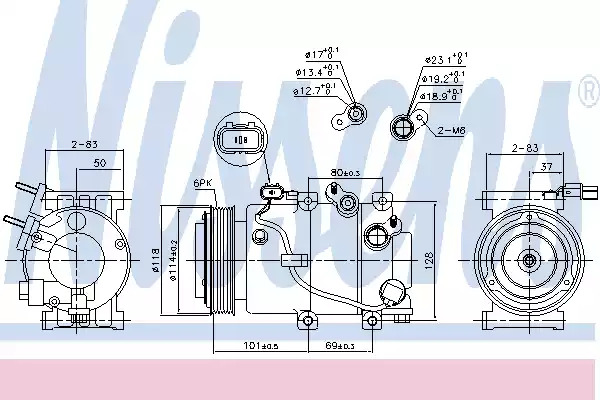 Компрессор NISSENS 890174