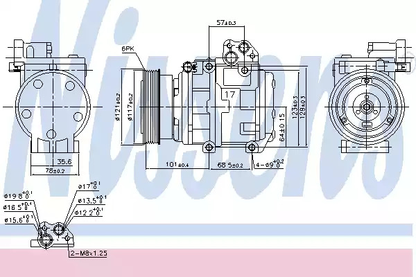 Компрессор NISSENS 890234