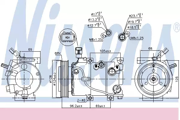 Компрессор NISSENS 890235