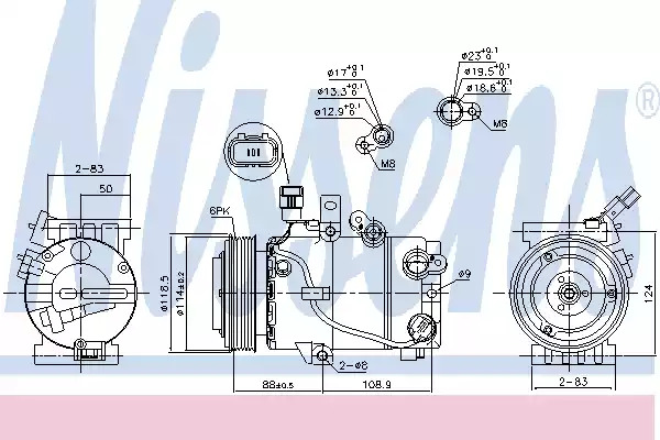 Компрессор NISSENS 890243