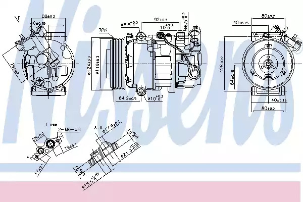 Компрессор NISSENS 890299