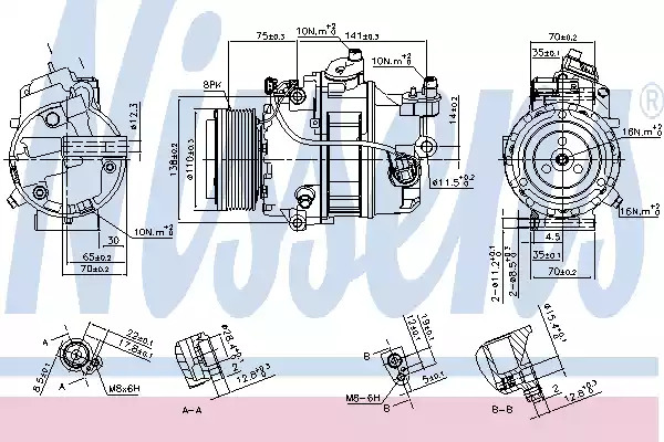 Компрессор NISSENS 890303