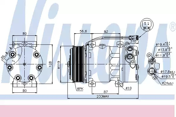 Компрессор NISSENS 89035