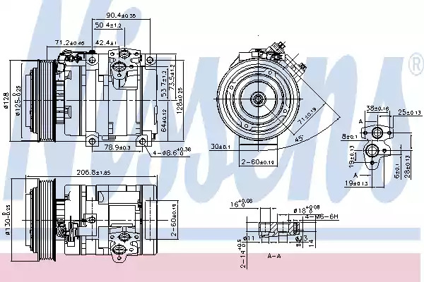 Компрессор NISSENS 890371