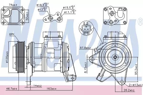 Компрессор NISSENS 89087