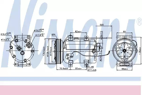 Компрессор NISSENS 89101