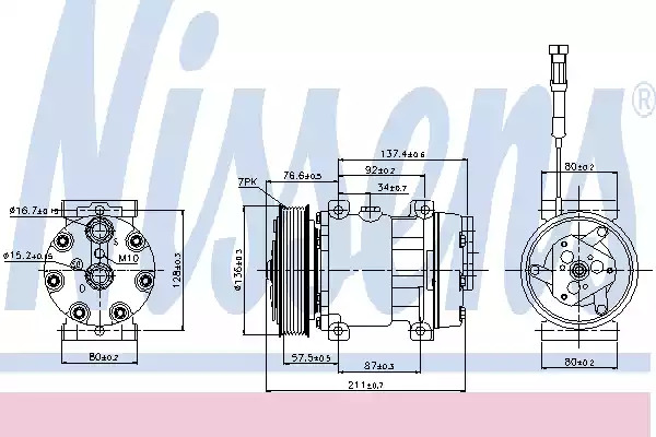 Компрессор NISSENS 89137