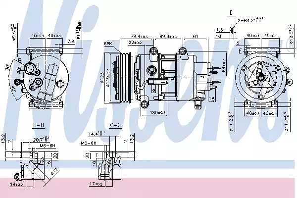 Компрессор NISSENS 89201