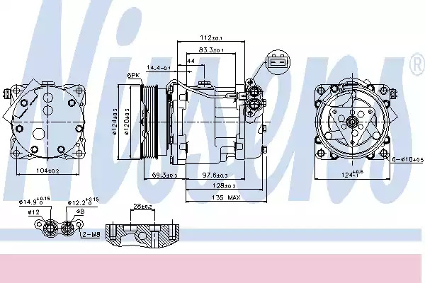 Компрессор NISSENS 89203