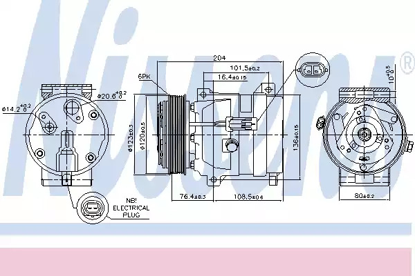 Компрессор NISSENS 89217