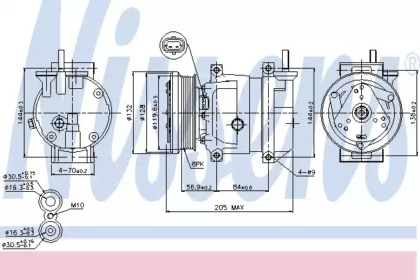 Компрессор NISSENS 89221