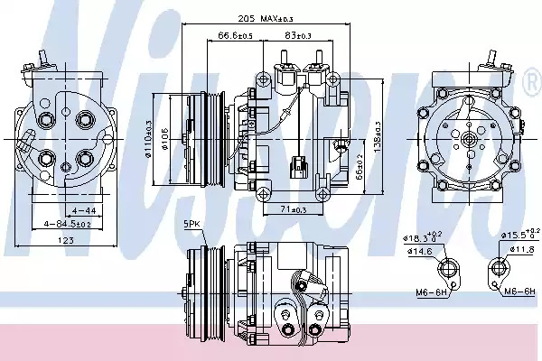 Компрессор NISSENS 89235