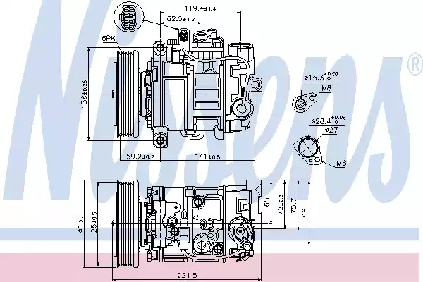 Компрессор NISSENS 89236