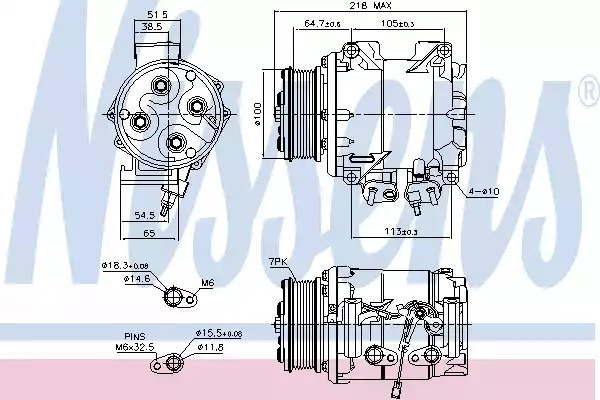 Компрессор NISSENS 89242