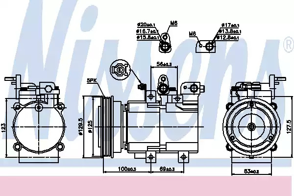 Компрессор NISSENS 89276