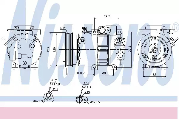 Компрессор NISSENS 89278