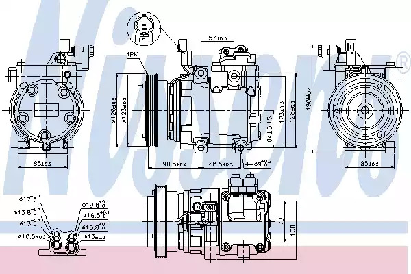 Компрессор NISSENS 89286