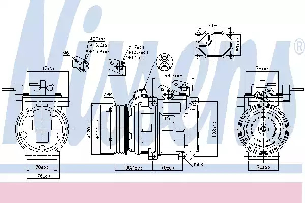 Компрессор NISSENS 89301