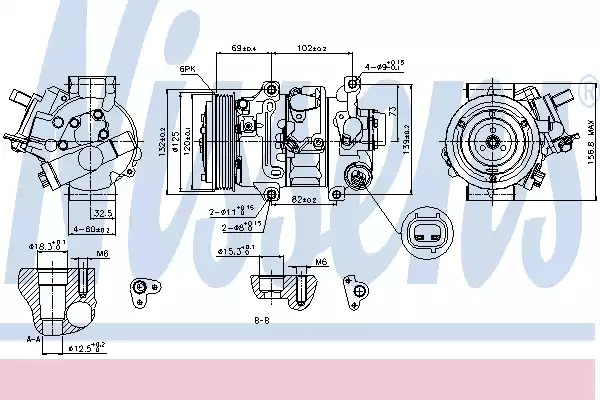 Компрессор NISSENS 89314