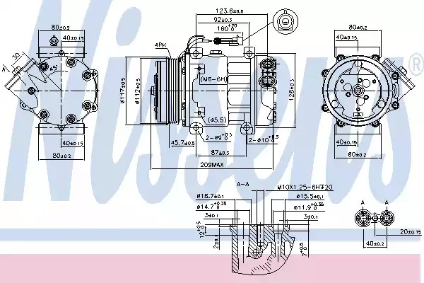 Компрессор NISSENS 89347