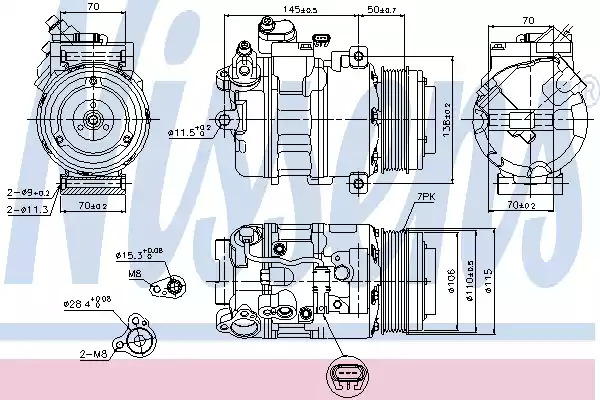 Компрессор NISSENS 89574