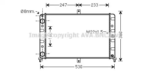 Теплообменник AVA QUALITY COOLING LA2008