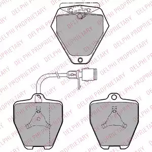 Комплект тормозных колодок DELPHI LP1024 (21454)