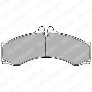 Комплект тормозных колодок DELPHI LP1046 (29076)