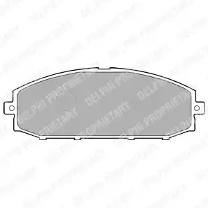 Комплект тормозных колодок DELPHI LP1305 (23611)