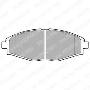 Комплект тормозных колодок DELPHI LP1390 (23241)