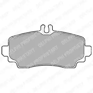 Комплект тормозных колодок DELPHI LP1401 (23070)