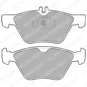 Комплект тормозных колодок DELPHI LP1589 (21670)
