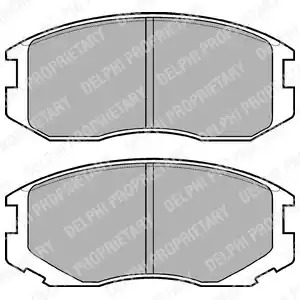 Комплект тормозных колодок DELPHI LP1594 (21650)