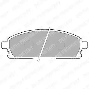 Комплект тормозных колодок DELPHI LP1659 (23420)