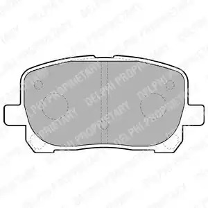 Комплект тормозных колодок DELPHI LP1711 (23836)