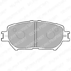 Комплект тормозных колодок DELPHI LP1738 (23928)