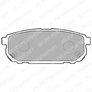 Комплект тормозных колодок DELPHI LP1850
