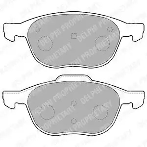 Комплект тормозных колодок DELPHI LP1869 (23723)